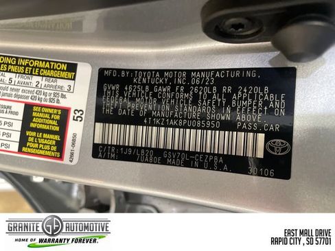 Used 2023 Toyota Camry XSE w/ Cold Weather Package FWD image 26
