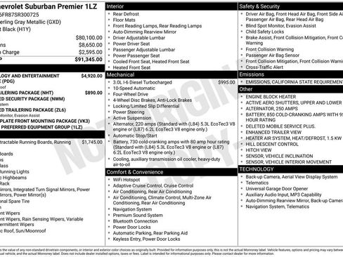 Used 2025 Chevrolet Suburban Premier image 2