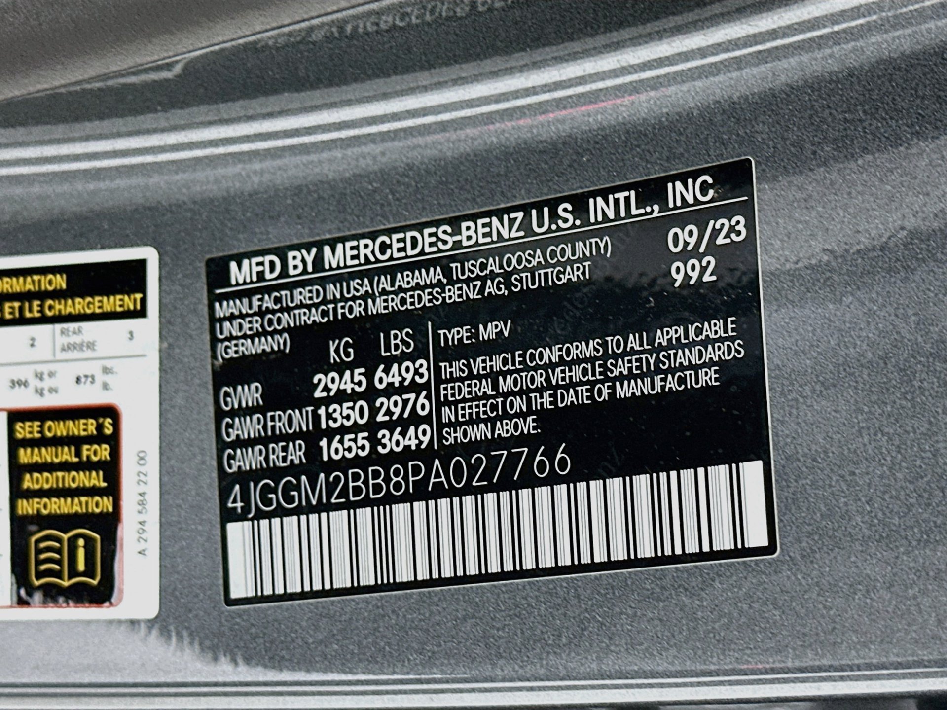 Certified 2023 Mercedes-Benz EQE 350+ SUV image 34