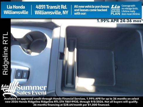 New 2026 Honda Ridgeline RTL image 27