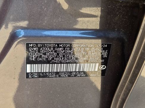 Used 2024 Lexus IS 350 F Sport w/ Memory Package RWD image 17