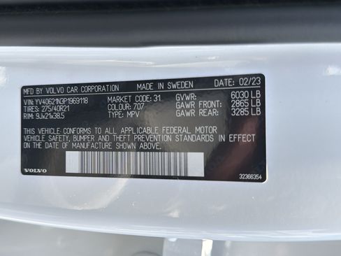 Certified 2023 Volvo XC90 B6 Plus w/ Protection Package Premier AWD/4WD image 37