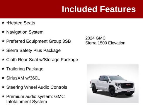 Used 2024 GMC Sierra 1500 Elevation AWD/4WD image 3