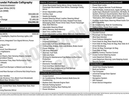 Used 2025 Hyundai Palisade Calligraphy image 41