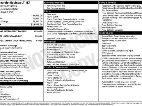 Used 2024 Chevrolet Equinox LT AWD/4WD image 2