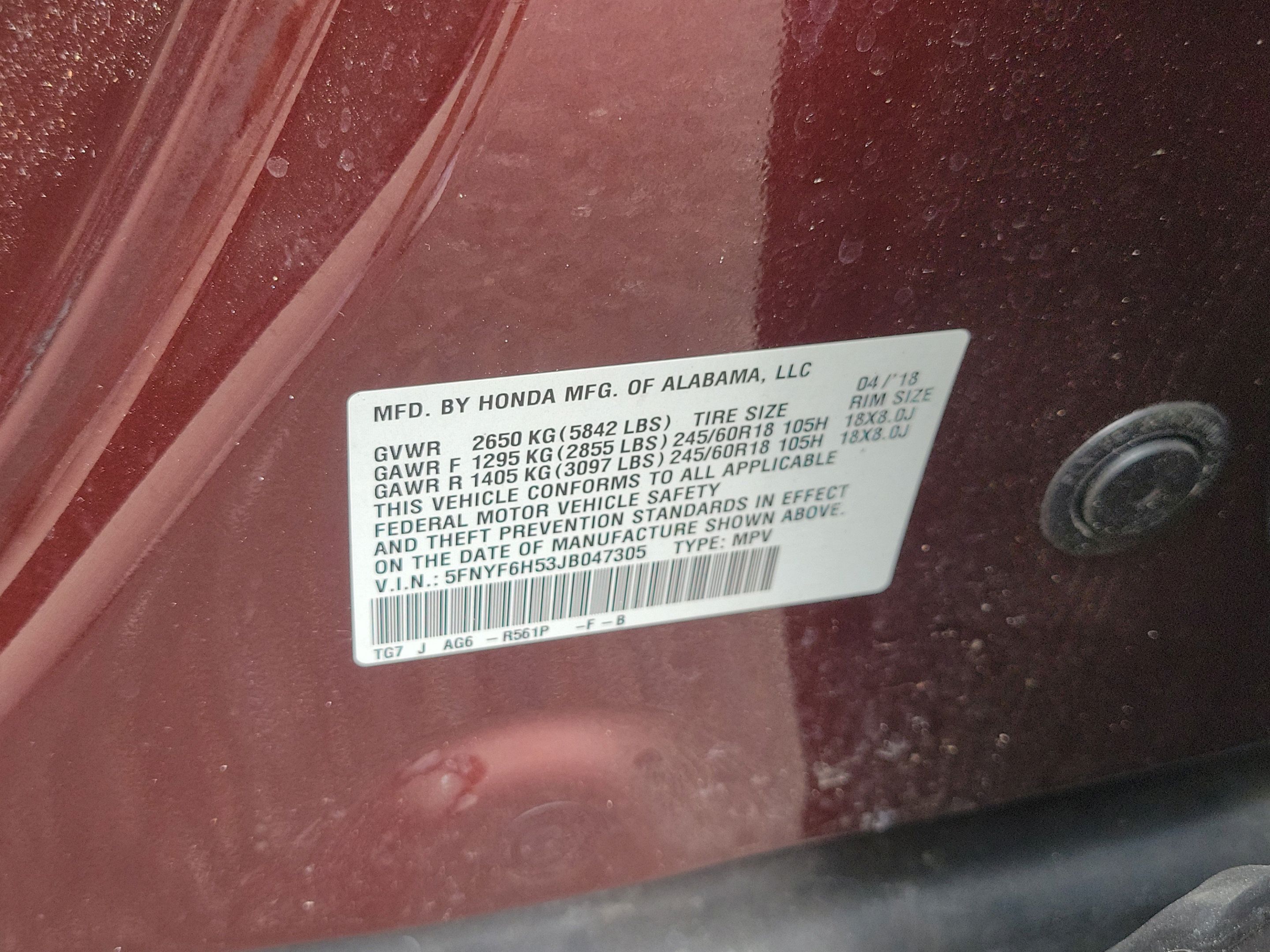 Certified 2018 Honda Pilot EX-L image 34