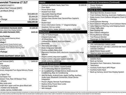 New 2026 Chevrolet Traverse LT w/ Driver Confidence Package image 25