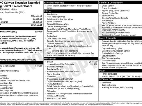 Certified 2022 GMC Canyon Elevation w/ Trailering Package image 32