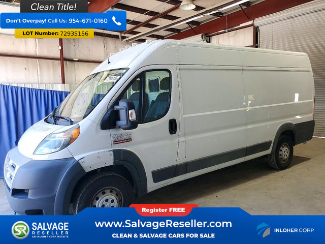 Used 2016 RAM ProMaster 3500 w/ Mopar Trailer Tow Group FWD image 1