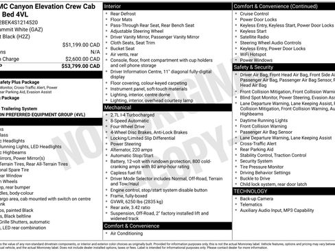 Used 2025 GMC Canyon Elevation AWD/4WD image 41
