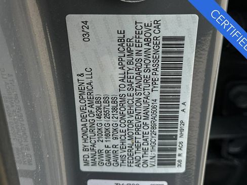 Certified 2024 Honda Accord Touring image 33