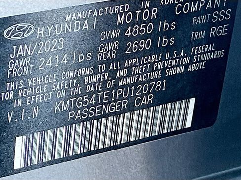 Used 2023 Genesis G70 3.3T w/ Sport Advanced Package image 33