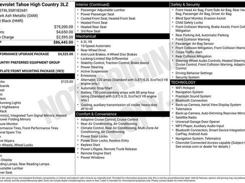 Used 2025 Chevrolet Tahoe High Country RWD image 9