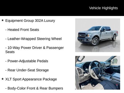 Used 2020 Ford F150 XLT w/ Equipment Group 302A Luxury AWD/4WD image 11
