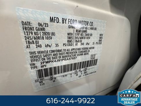 Used 2023 Ford Edge SEL w/ Convenience Package AWD/4WD image 27