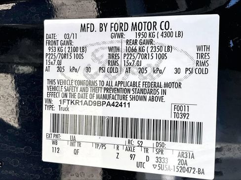 Used 2011 Ford Ranger XL RWD image 26
