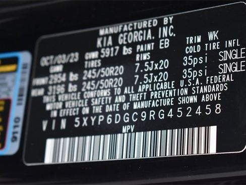 Certified 2024 Kia Telluride S w/ S Sunroof Package image 38