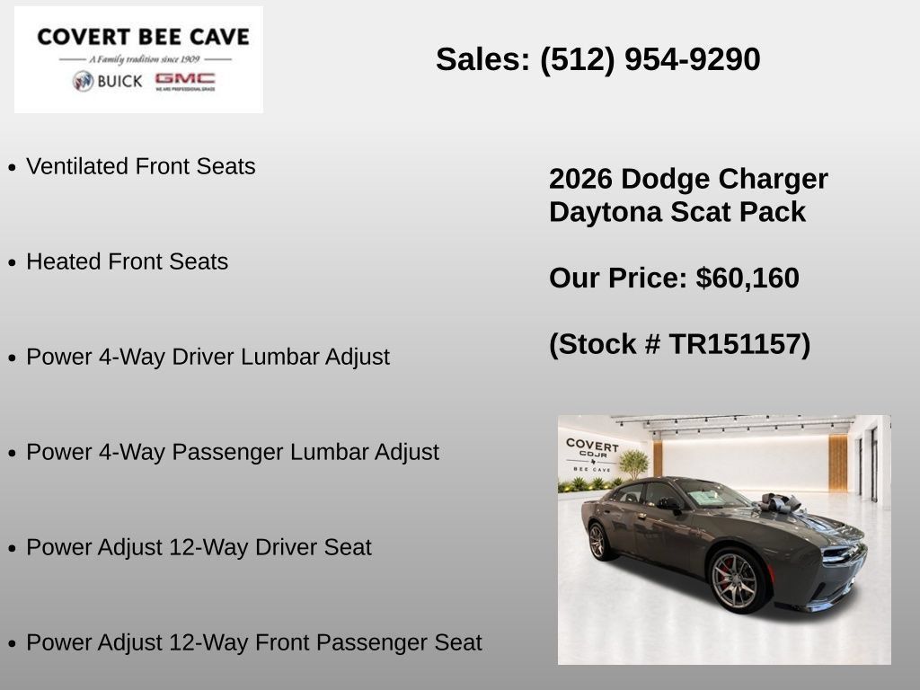 New 2026 Dodge Charger Daytona Scat Pack w/ Track Package AWD/4WD image 34