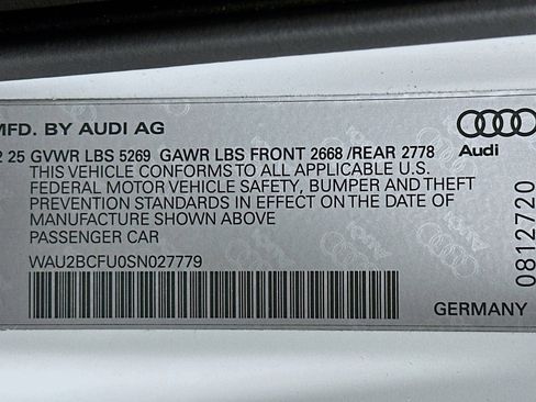 Used 2025 Audi A5 2.0T Premium Plus w/ Premium Plus image 24