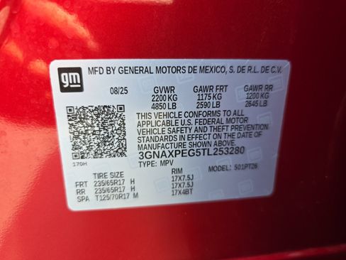Used 2026 Chevrolet Equinox LT w/ Convenience Package II AWD/4WD image 34