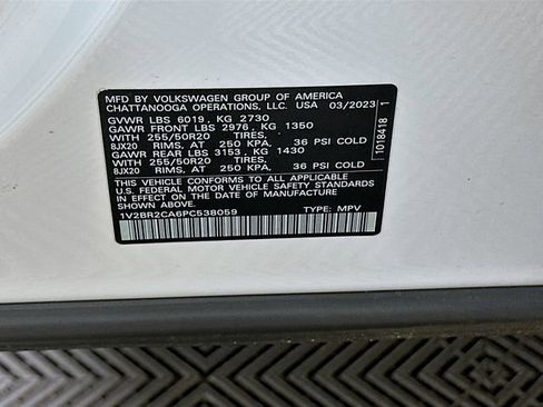 Used 2023 Volkswagen Atlas SEL AWD/4WD image 35