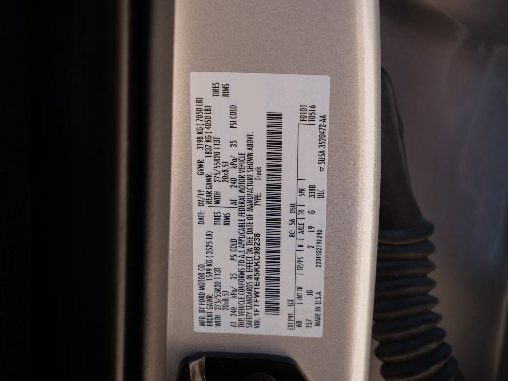 Used 2019 Ford F150 XL w/ Equipment Group 101A Mid AWD/4WD image 34