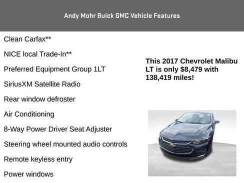 Used 2017 Chevrolet Malibu LT FWD image 4