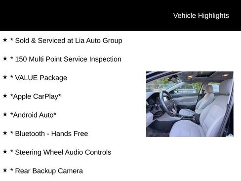 Used 2020 Hyundai Elantra Value Edition w/ Winter Weather Package FWD image 2
