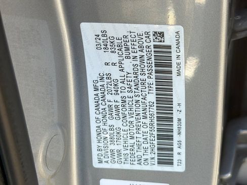 Used 2024 Honda Civic Sport image 28
