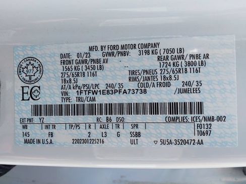 Used 2023 Ford F150 XLT w/ Equipment Group 301A Mid AWD/4WD image 25
