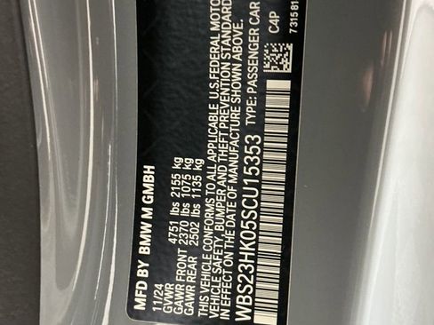 Certified 2025 BMW M4 Competition w/ Parking Assistance Package image 31