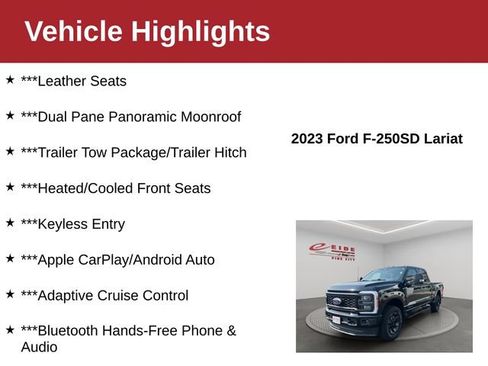 Used 2023 Ford F250 Lariat w/ Lariat Ultimate Package AWD/4WD image 4