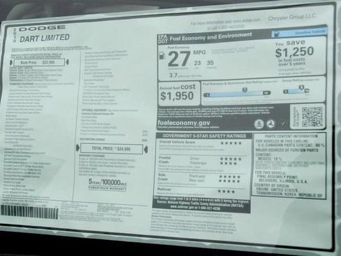 Used 2015 Dodge Dart Limited FWD image 23