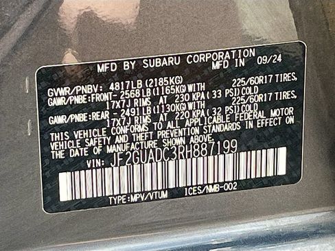 Used 2024 Subaru Crosstrek 2.0i Premium AWD/4WD image 31