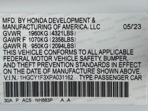 Used 2023 Honda Accord EX image 40