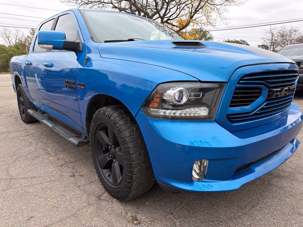 Used 2018 RAM 1500 Sport w/ Hydro Blue Sport Package AWD/4WD image 3