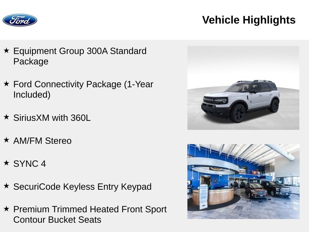 New 2026 Ford Bronco Sport Outer Banks w/ Outer Banks Tech Package+ AWD/4WD image 2