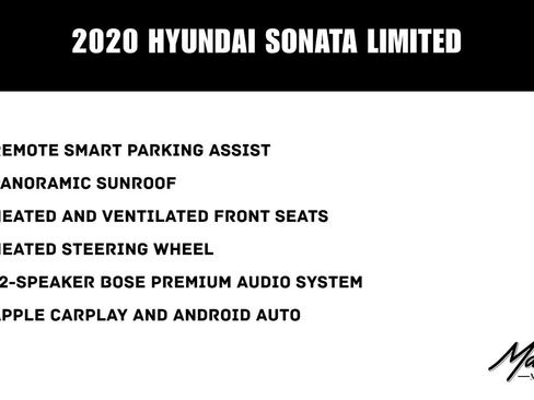 Used 2020 Hyundai Sonata Limited FWD image 2