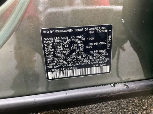 New 2026 Volkswagen Atlas SE image 17