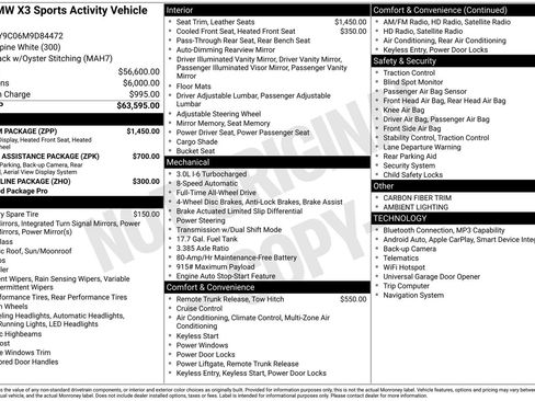 Used 2021 BMW X3 M40i w/ Premium Package image 4