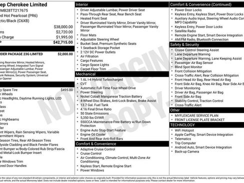 New 2026 Jeep Cherokee Limited AWD/4WD image 27