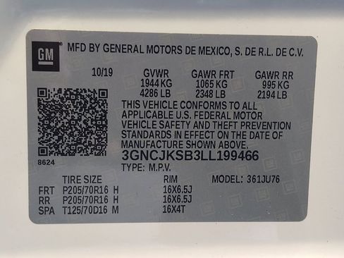 Used 2020 Chevrolet Trax LS w/ Tint and Cruise Package FWD image 33