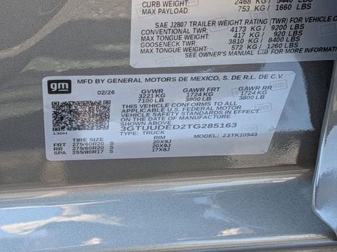 New 2026 GMC Sierra 1500 SLT AWD/4WD image 40