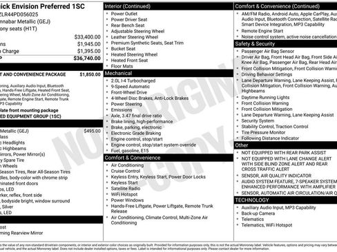 Certified 2023 Buick Envision Preferred FWD image 32