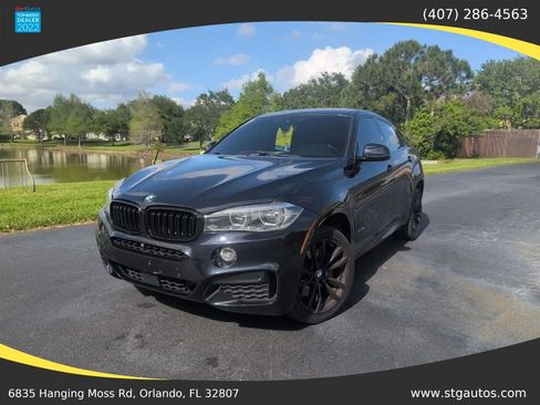 Used 2018 BMW X6 xDrive50i w/ M Sport Package AWD/4WD image 1