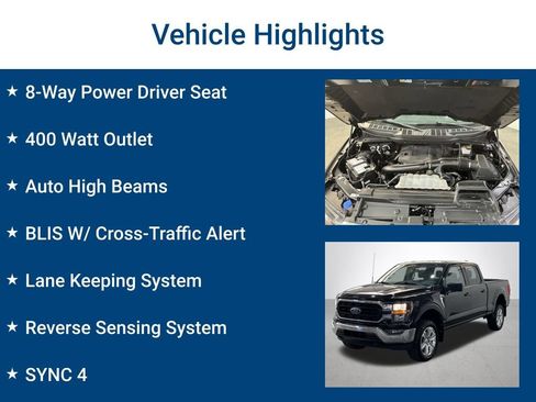 Certified 2023 Ford F150 XLT w/ Equipment Group 301A Mid AWD/4WD image 3