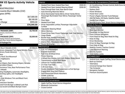 Used 2024 BMW X5 xDrive40i w/ M Sport Package AWD/4WD image 10