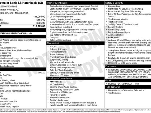 Used 2015 Chevrolet Sonic LS image 13