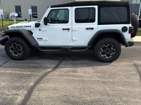 Used 2022 Jeep Wrangler Unlimited Rubicon 4xe w/ Steel Bumper Group AWD/4WD image 2