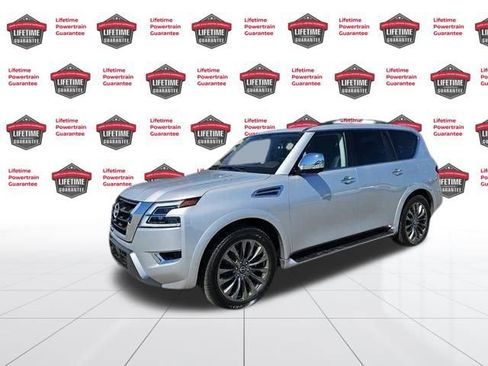 Certified 2024 Nissan Armada Platinum w/ Captain's Chairs Package image 1